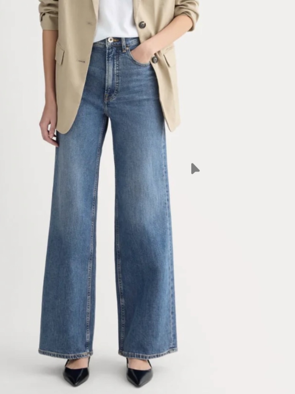 Everlane The Way High Sailor Jean 2.0 size 25